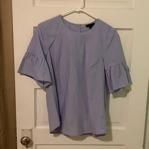 J.  Crew blue cotton top